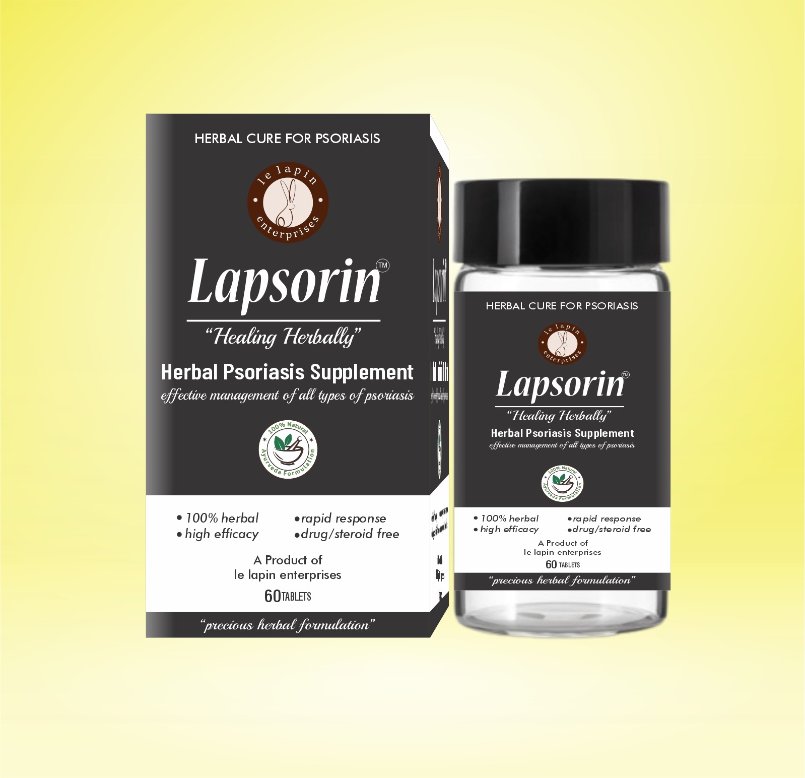 Lapsorin psoriasis tablet/capsules manages recurrence of psoriasis
