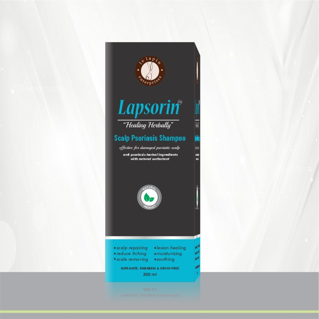 Lapsorin Scalp Psoriasis Shampoo – Ayurvedic Solution for Scaly, Flaky & Itchy infected Scalp