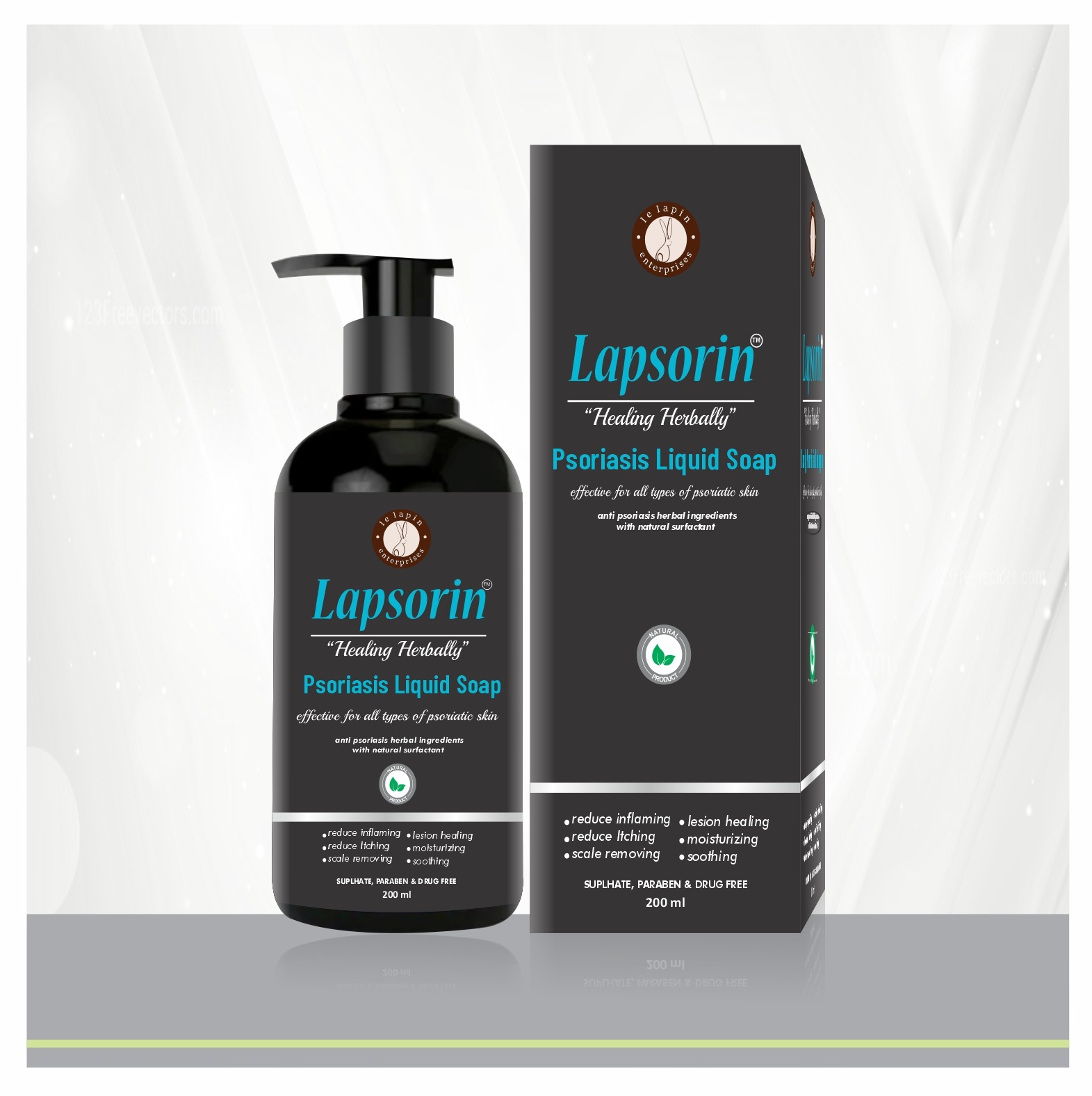 Lapsorin Psoriasis Liquid Soap is a gentle Ayurvedic cleanser specially formulated for psoriasis-affected skin. Enriched with powerful herbal extracts, it helps remove scales, reduce itching, and calm skin inflammation. This natural soap cleanses without drying, restores skin balance, and supports faster healing. Free from harsh chemicals and steroids, Lapsorin Psoriasis Soap gives daily protection and lasting freshness for sensitive skin suffering from psoriasis and other chronic psoriatic skin conditions.