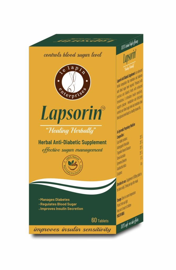Herbal Solution for Diabetes – Lapsorin Ayurvedic Supplement for Sugar Control
