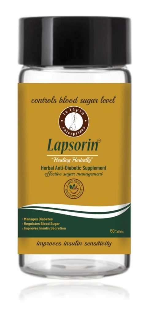 Lapsorin Diabetic Formula – Ayurvedic Support for Type 2 Diabetes. Regulate blood sugar effectively